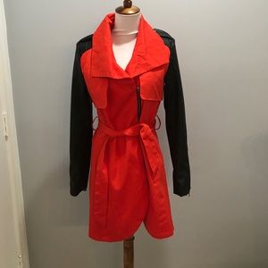 French connection trench coat small